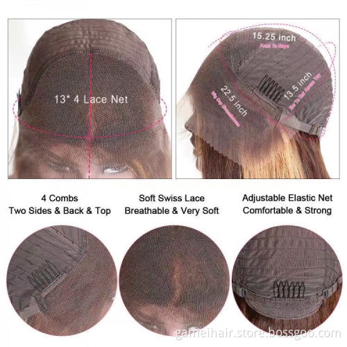 whole sale hd blondered 100% small  blonde red 100% indian full body wave colored malaysian human hair full lace wig